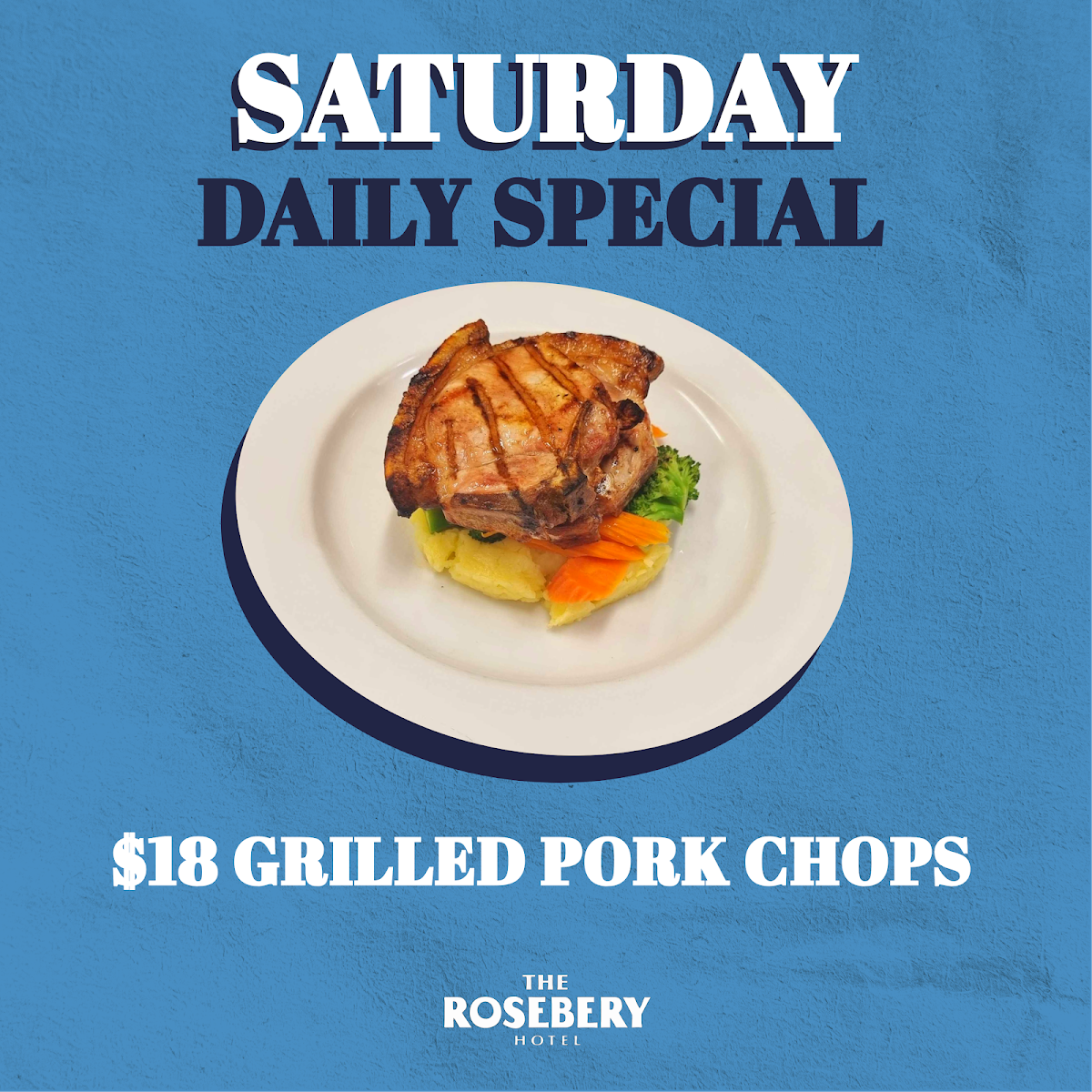 Menu, Rosebery Hotel