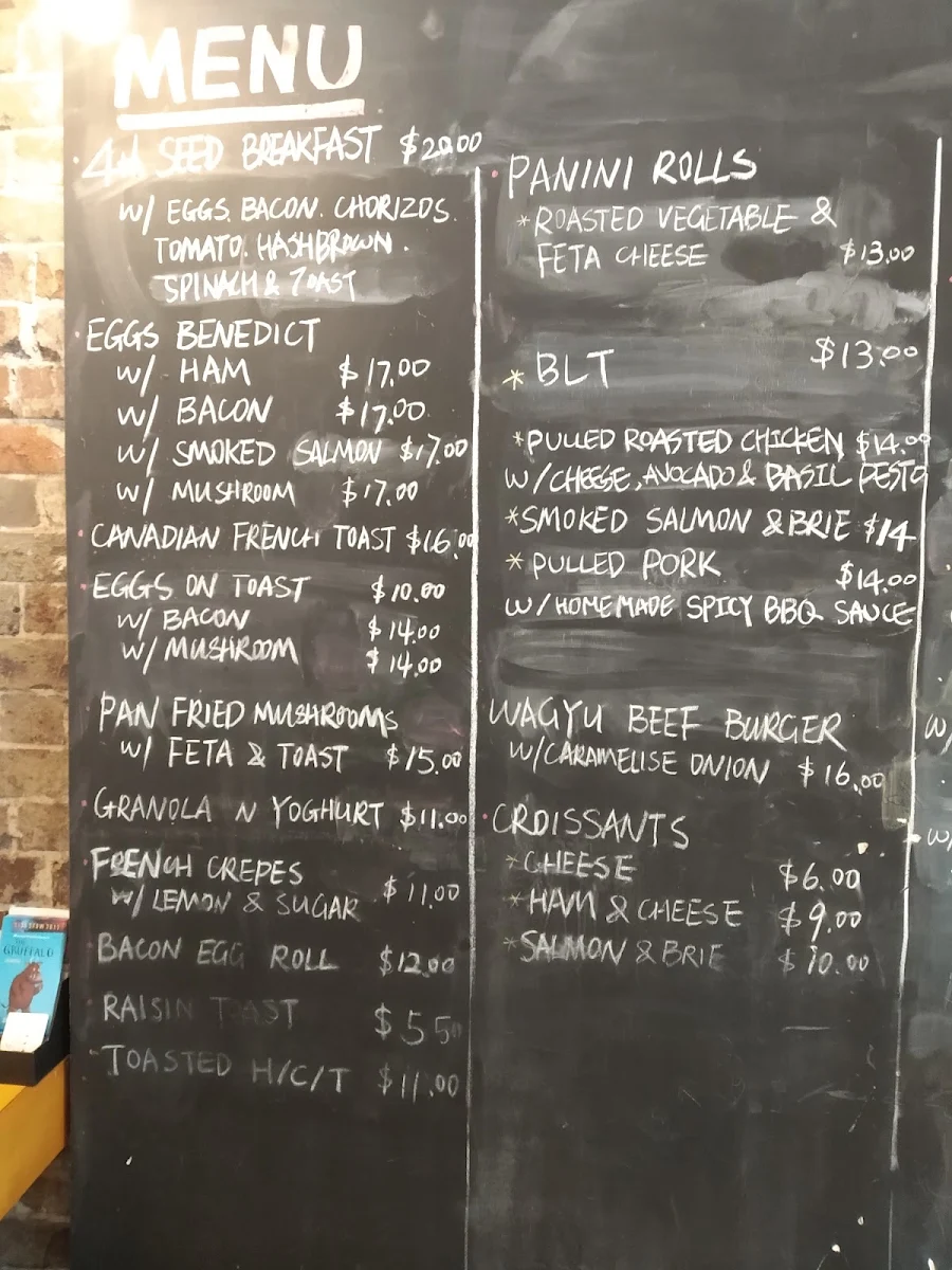 Menu, 4th Seed