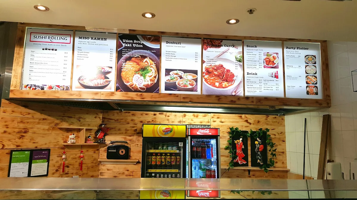 Menu, Sushi Rolling