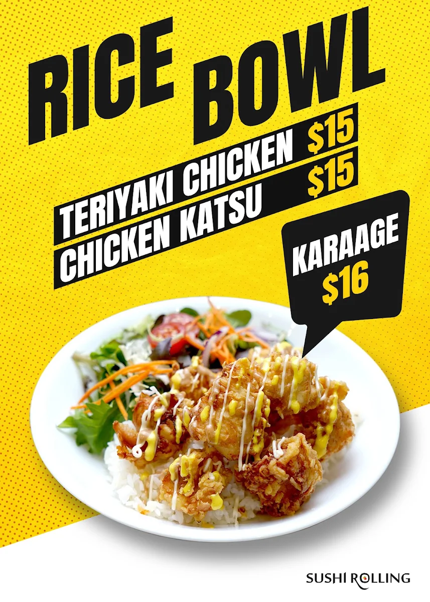 Menu, Sushi Rolling