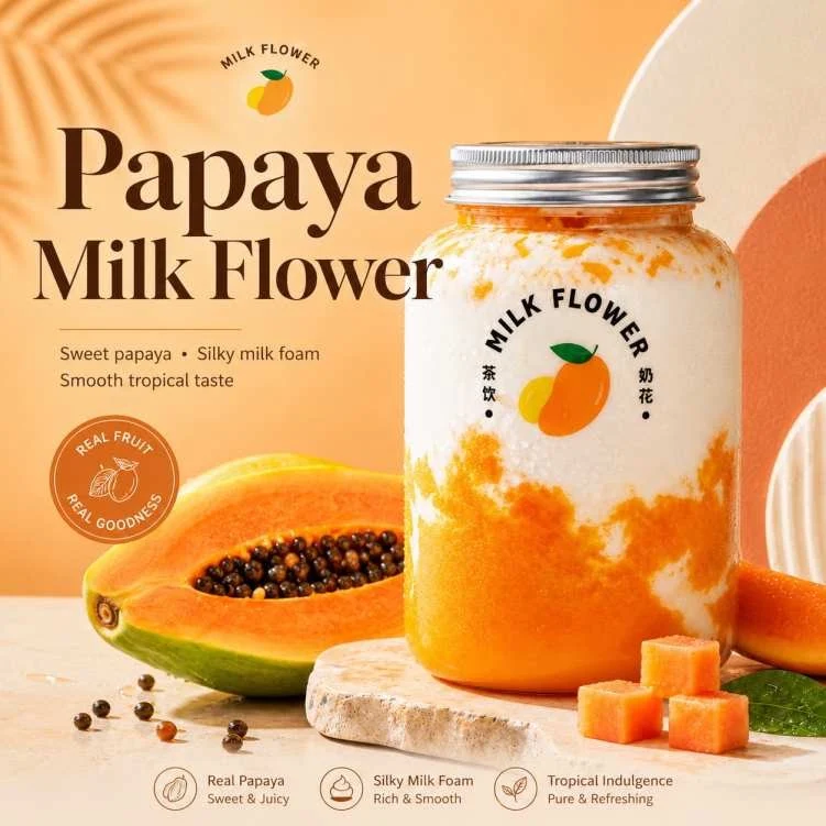 Menu, Milk Flower