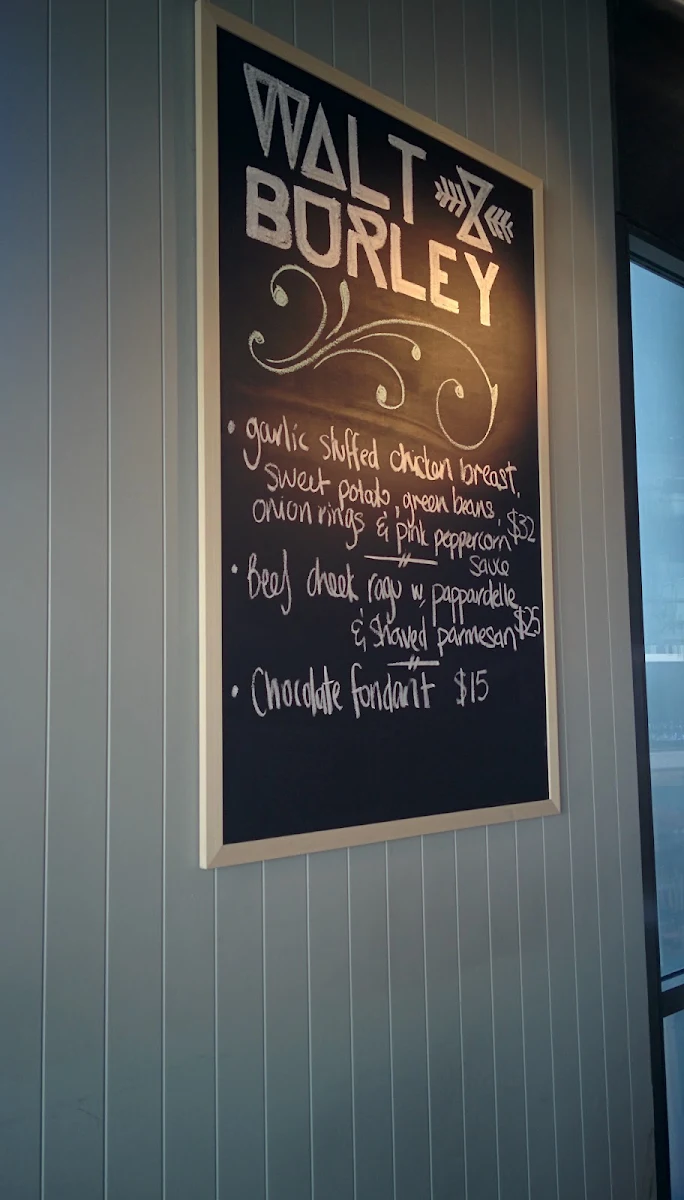 Menu, Walt & Burley