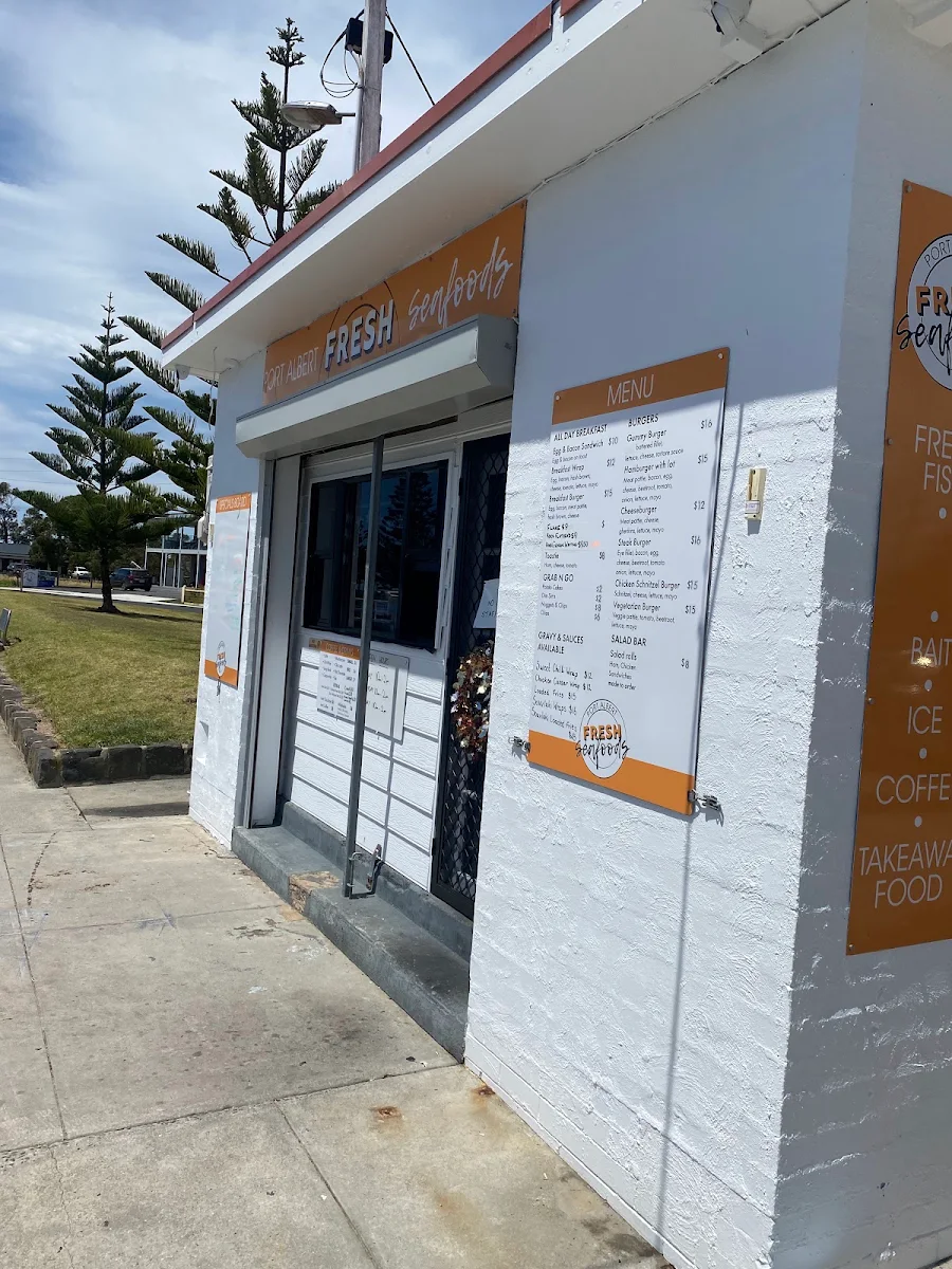 Menu, Port Albert Fresh Seafoods