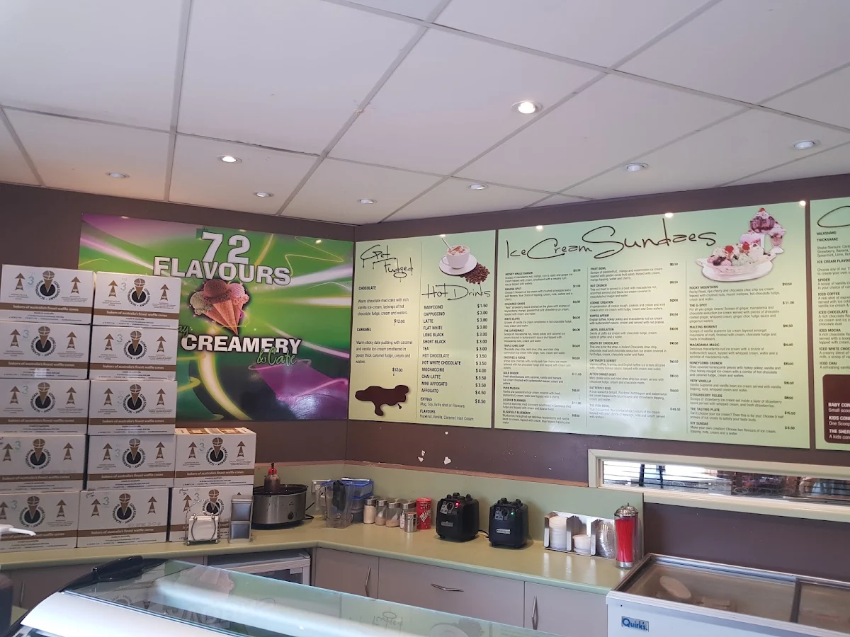 Menu, Planet 72 Icecreamery
