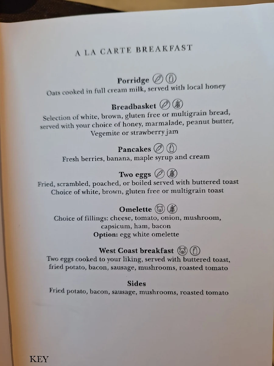 Menu, C Restaurant in the Sky