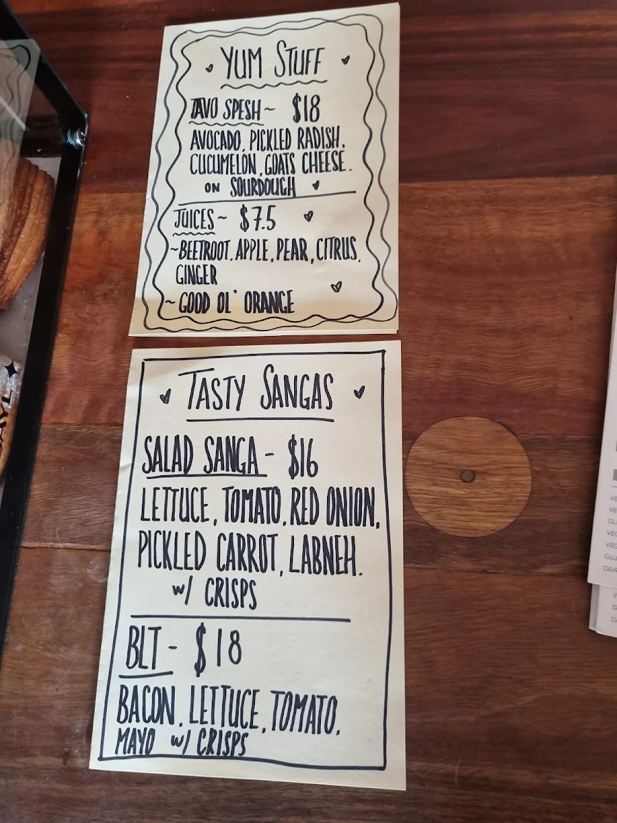 Menu, Lucky Duck Cafe and Bar