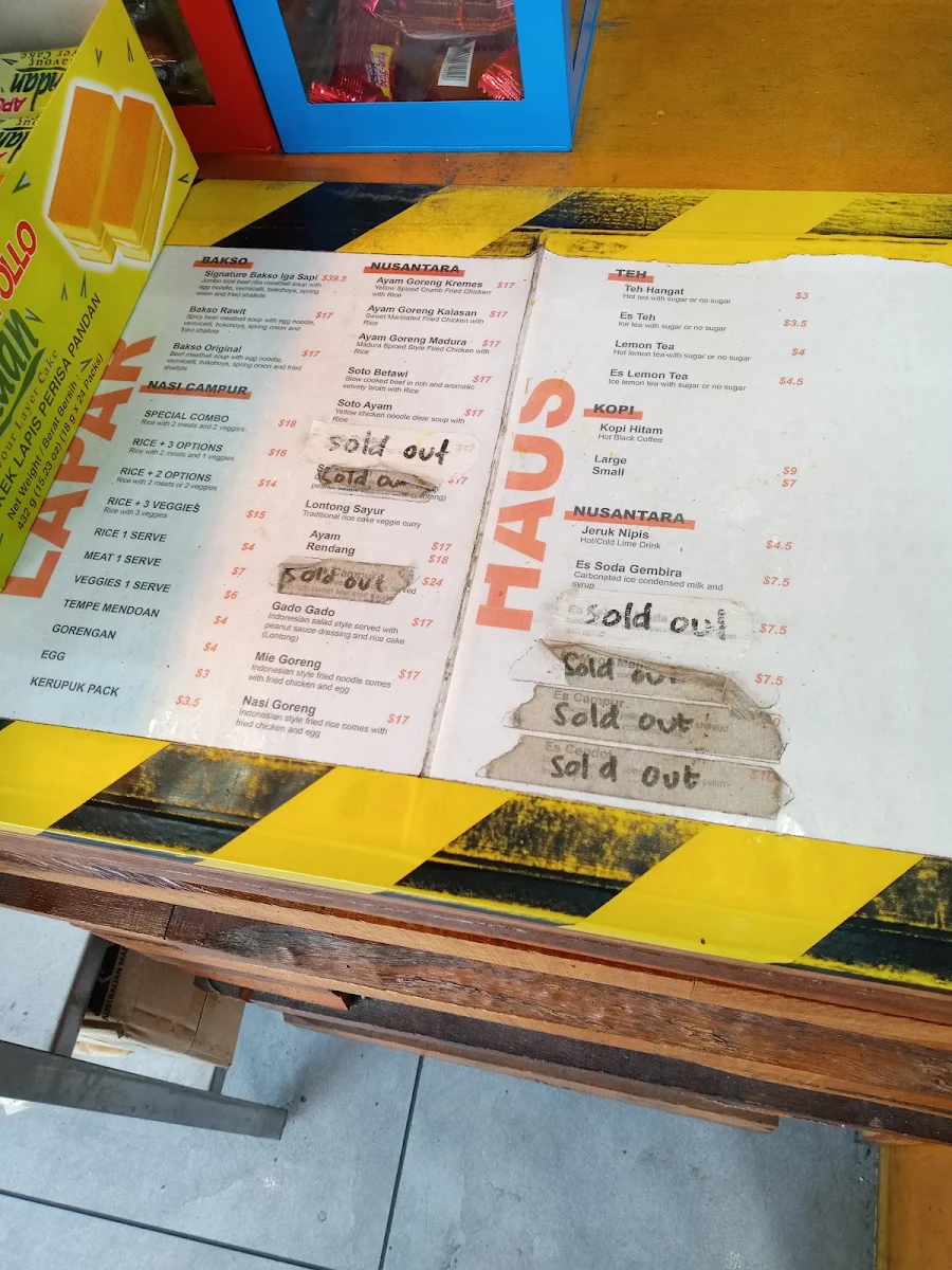 Menu, Nasi Pedas Melbourne (HALAL)