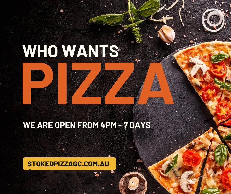 Menu, Stoked Pizza Helensvale