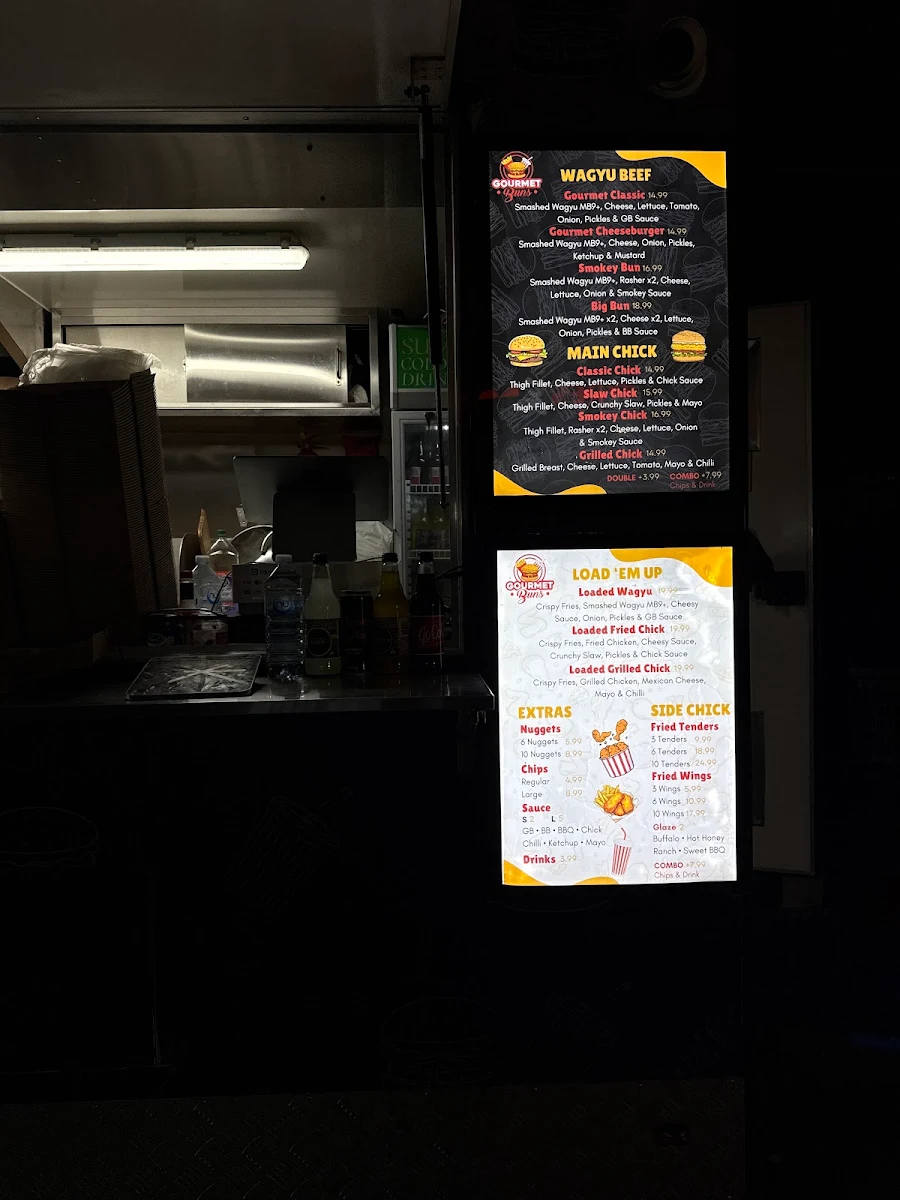 Menu, Gourmet Buns