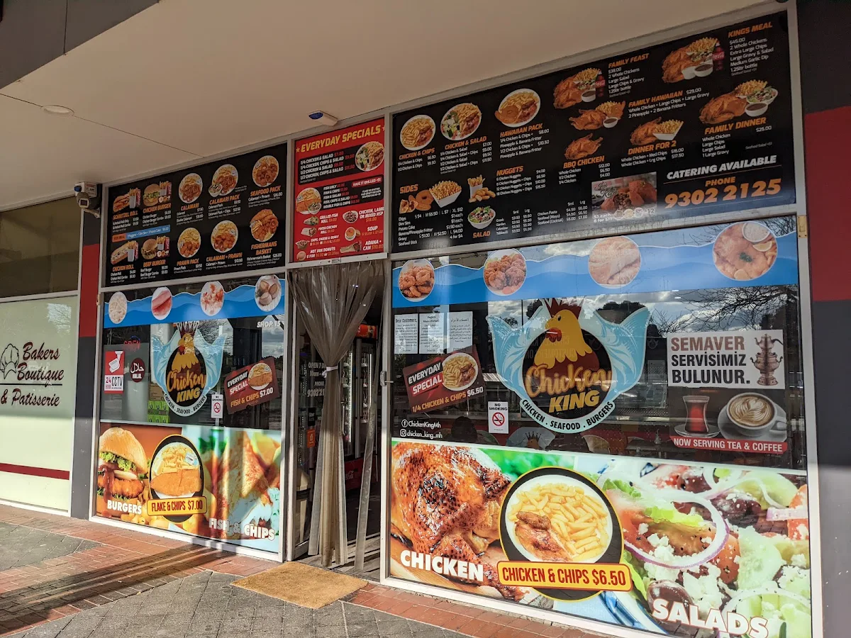 Menu, Chicken King