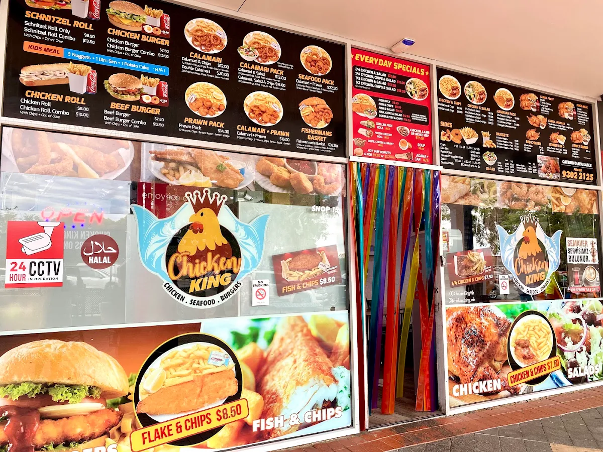 Menu, Chicken King