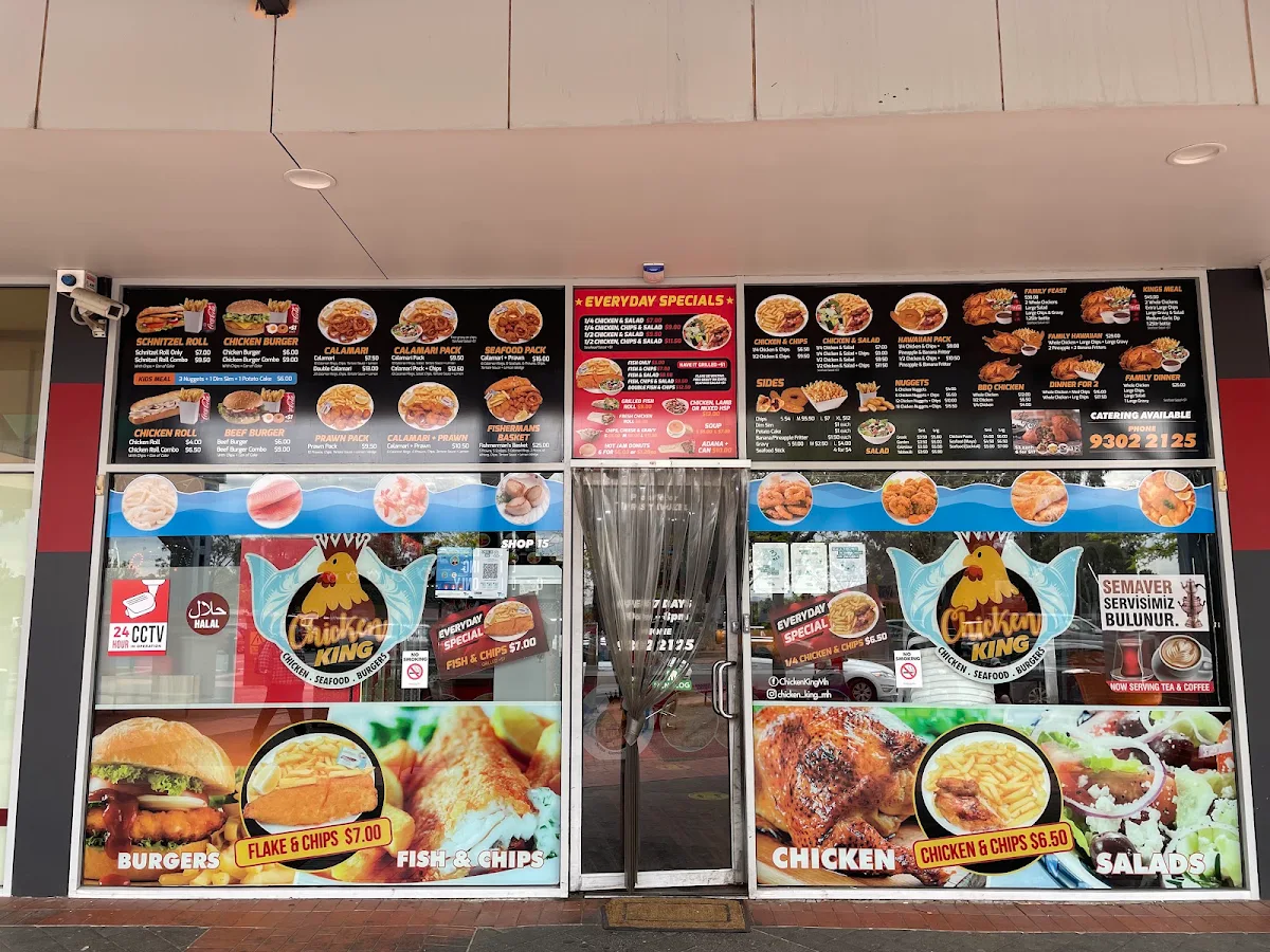 Menu, Chicken King