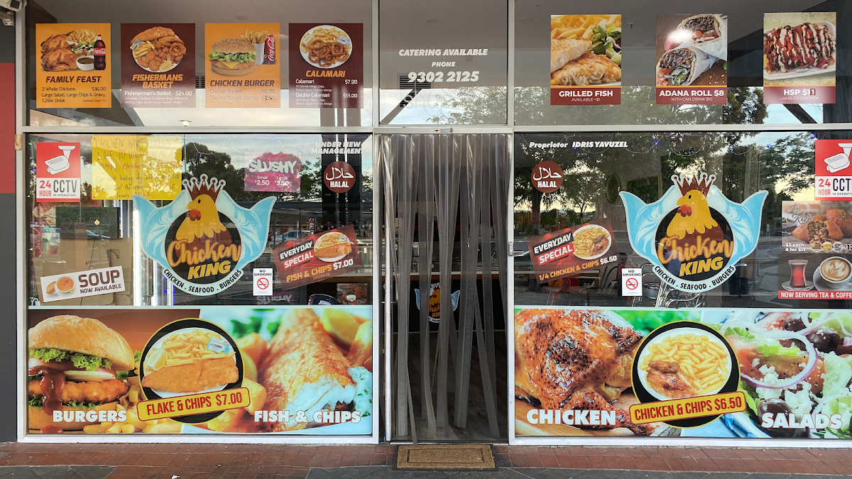 Menu, Chicken King