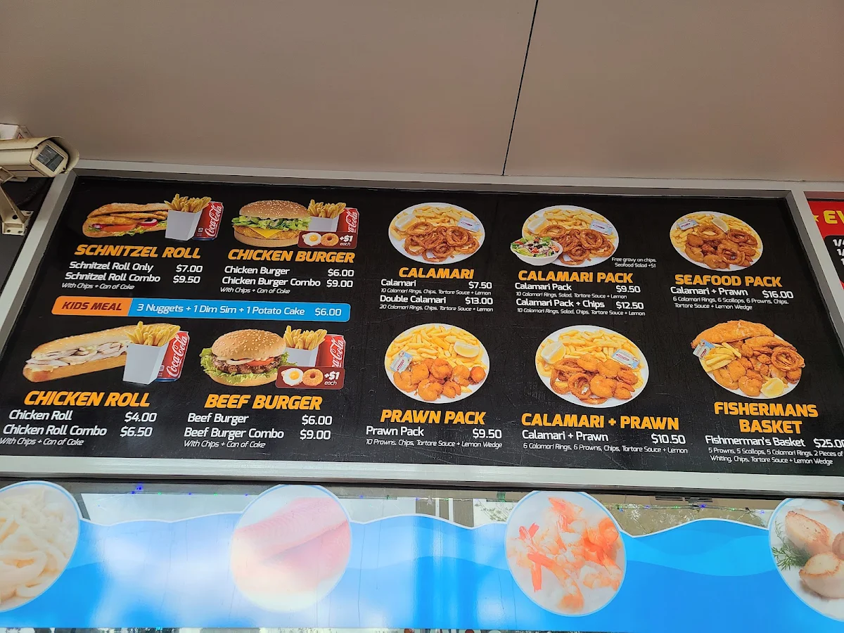 Menu, Chicken King