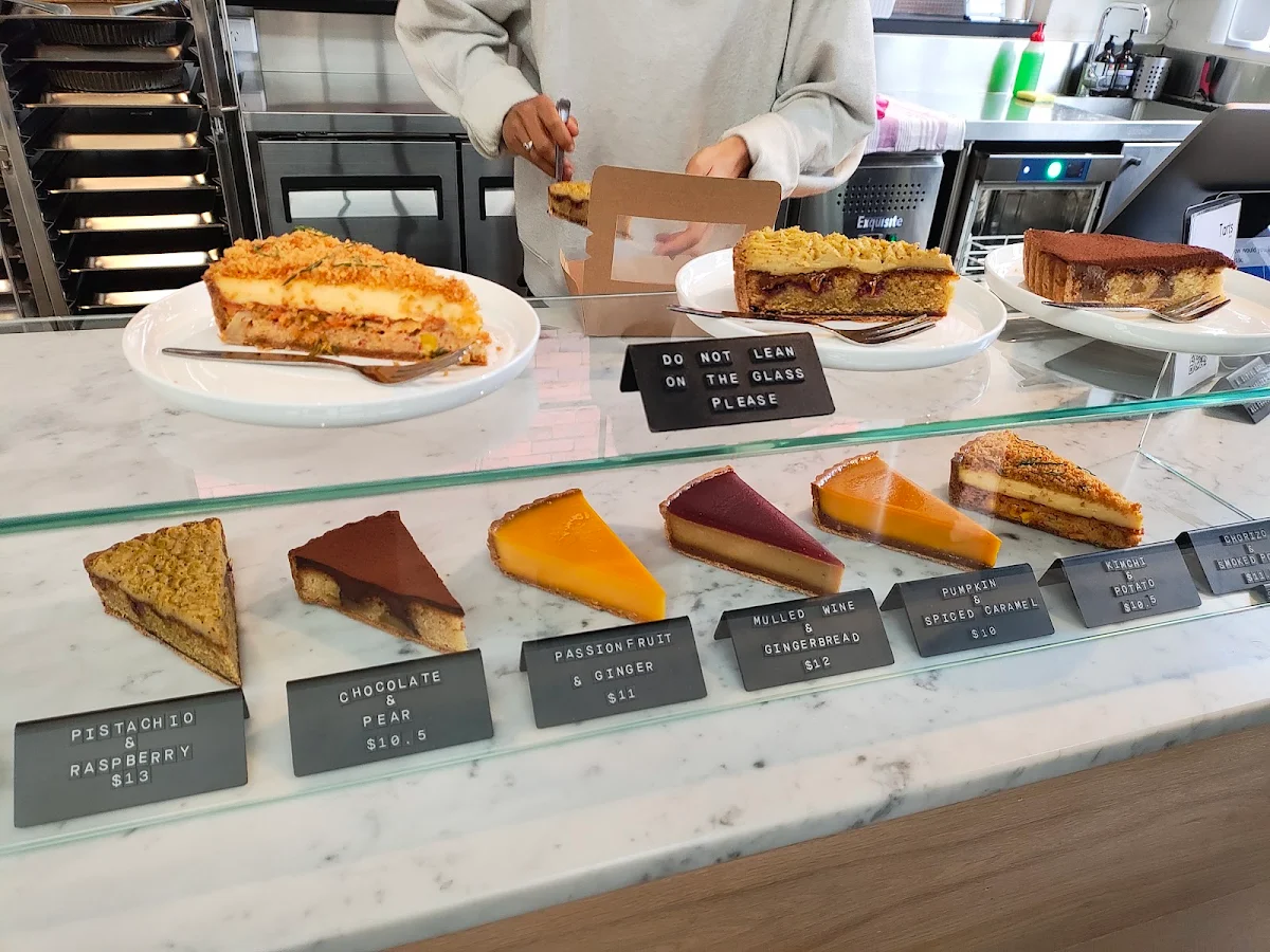 Menu, Tarts Anon