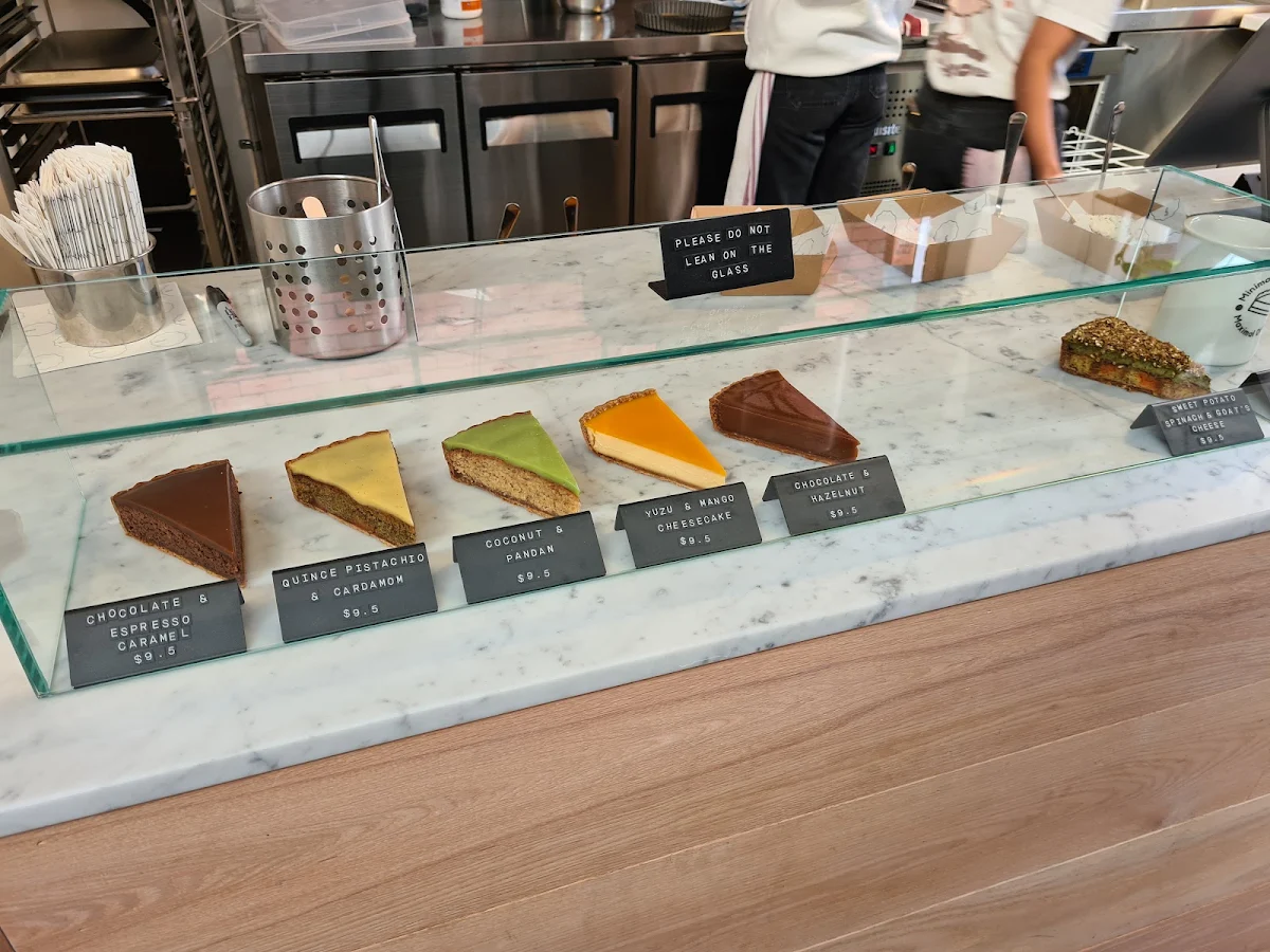 Menu, Tarts Anon