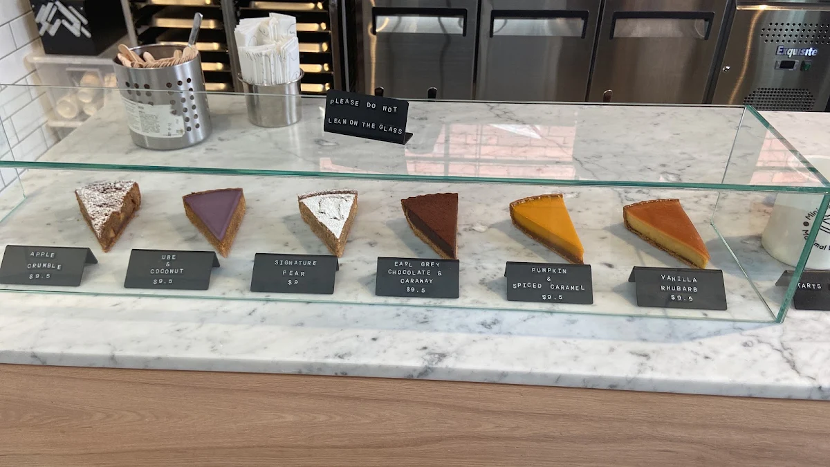 Menu, Tarts Anon