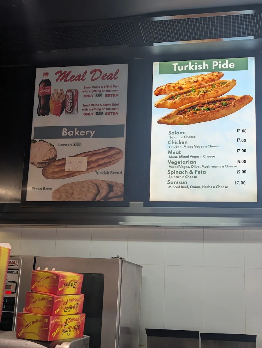 Menu, Altone Kebabs & Turkish Bakery