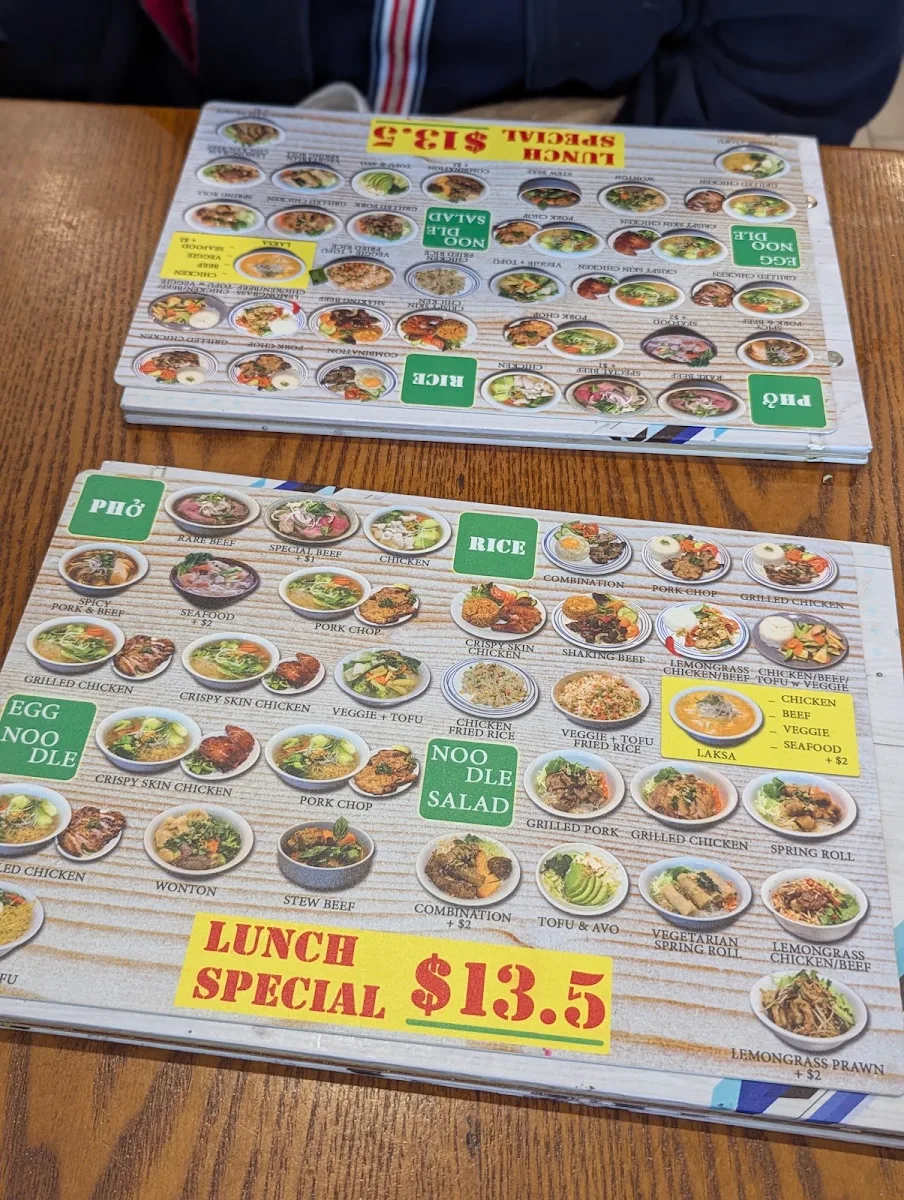 Menu, Viet Senses Bondi Junction