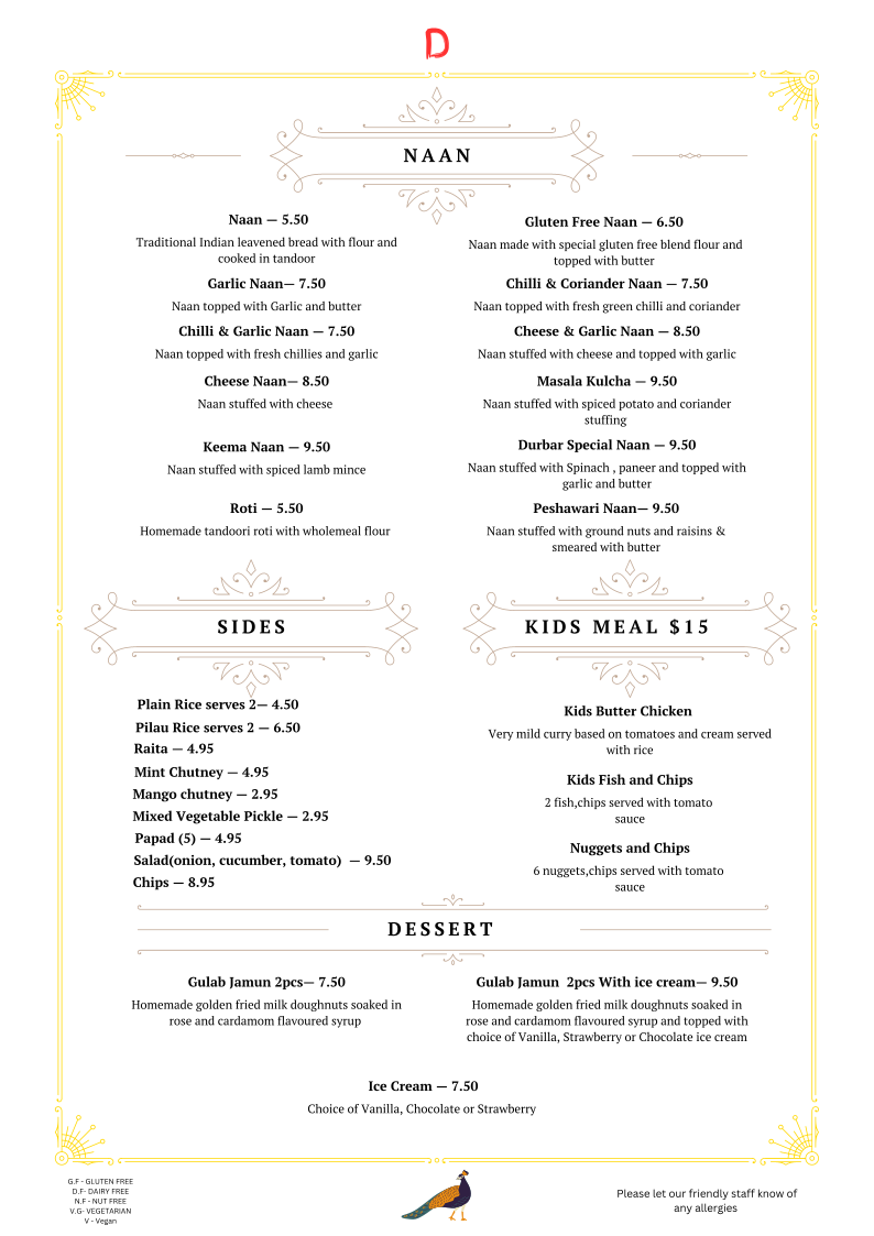 Menu photo 1