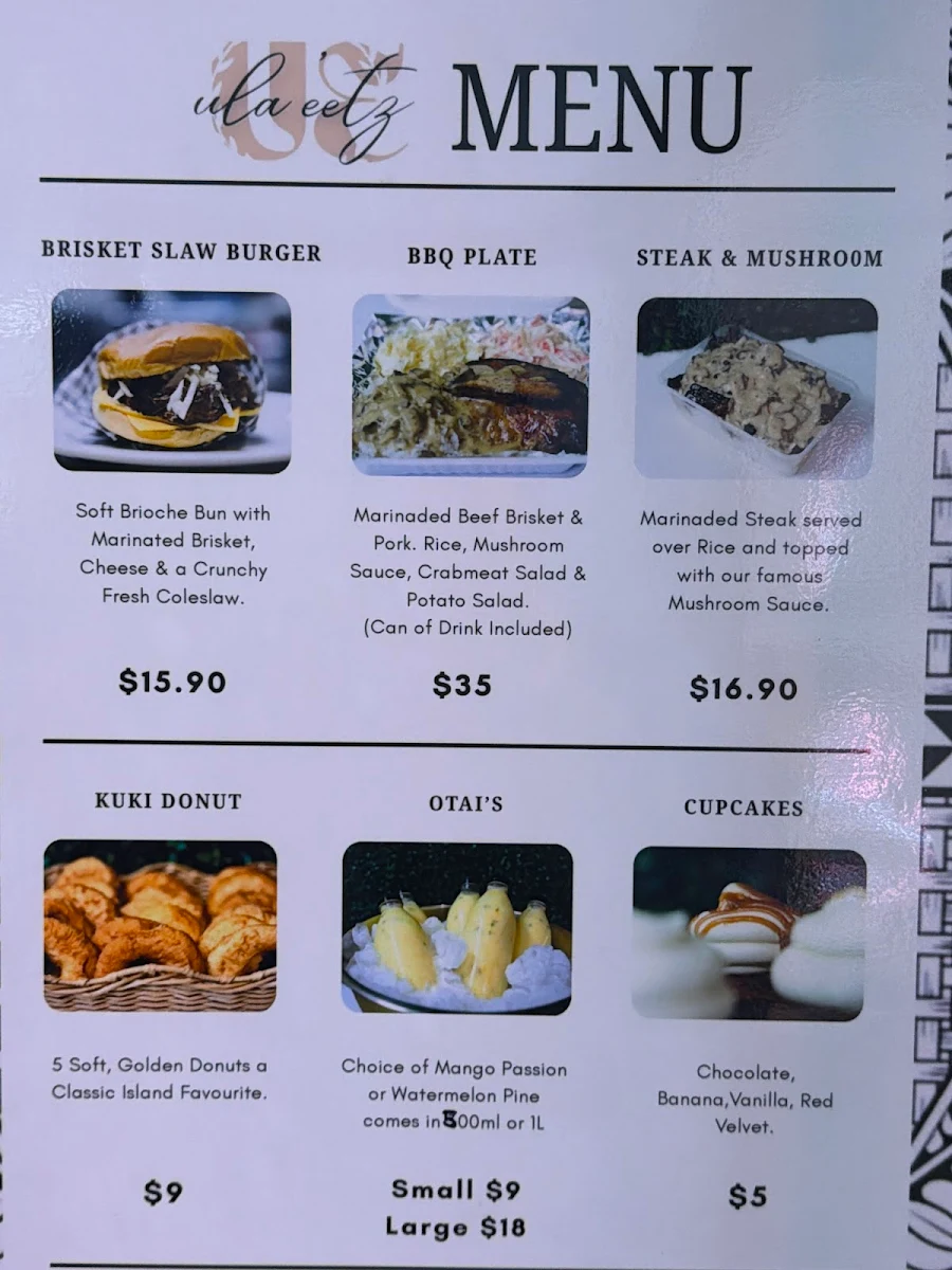 Menu, ULA ‘EETZ