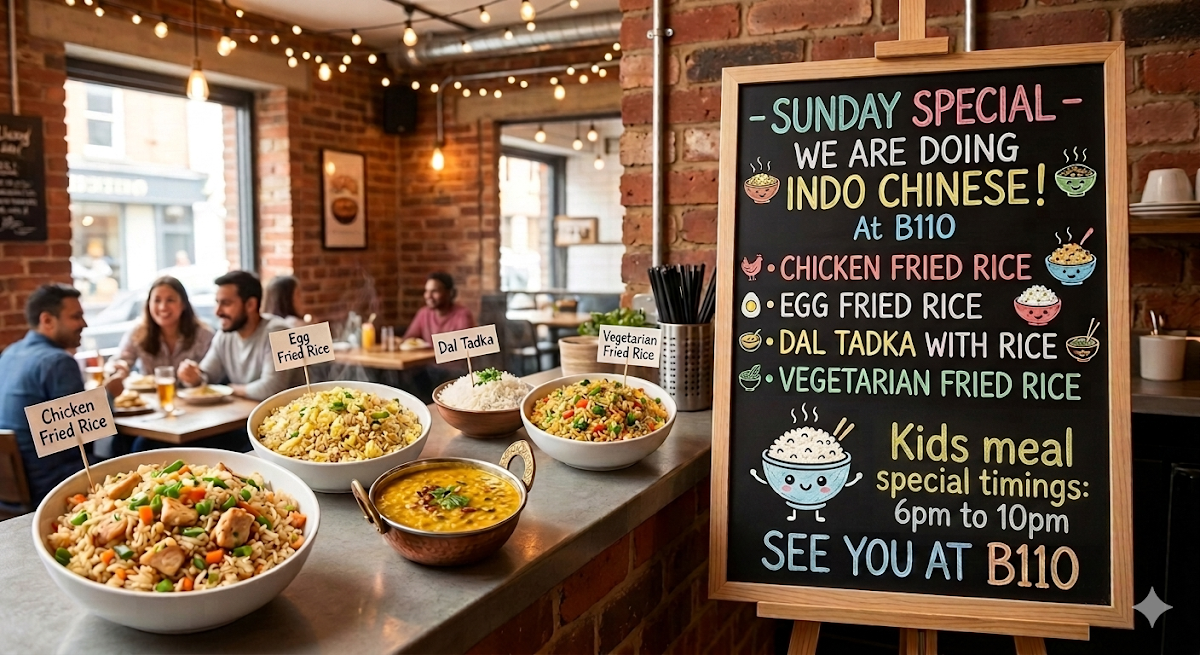Menu, B110 Restaurant And Bar Rye