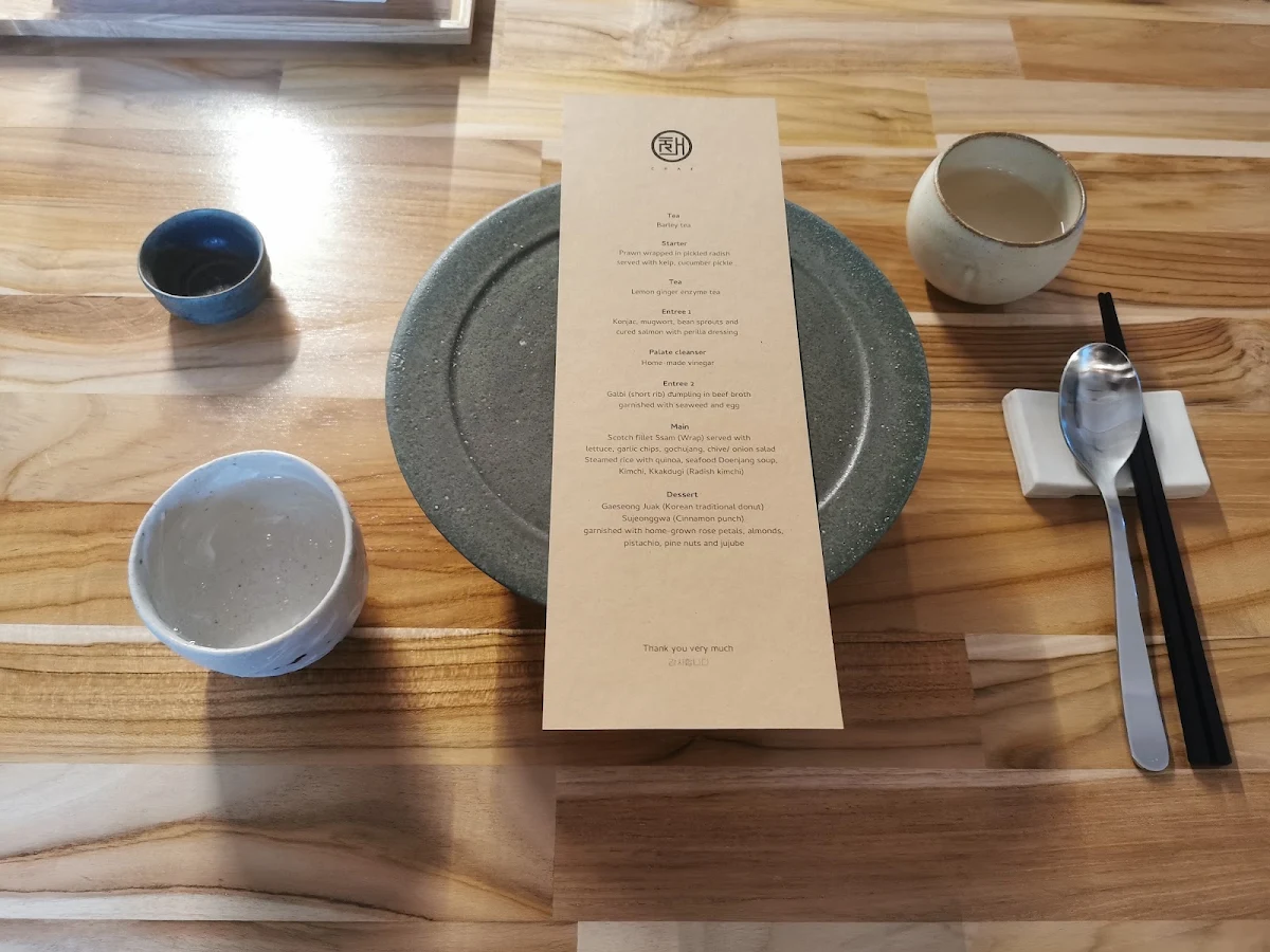 Menu, CHAE