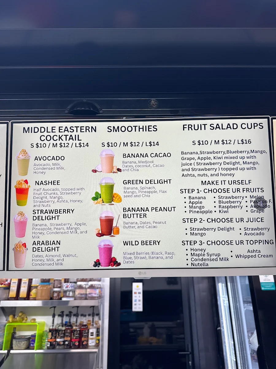 Menu, JUICE & JUICY