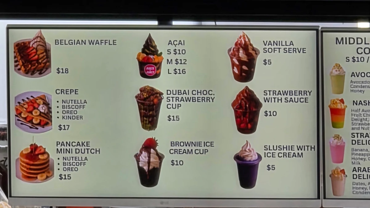 Menu, JUICE & JUICY