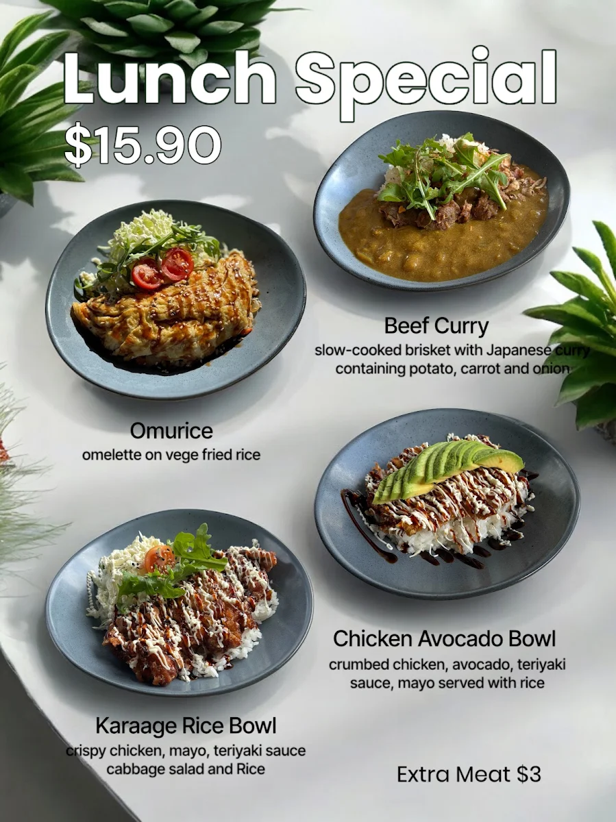 Menu, Moreish Cafe