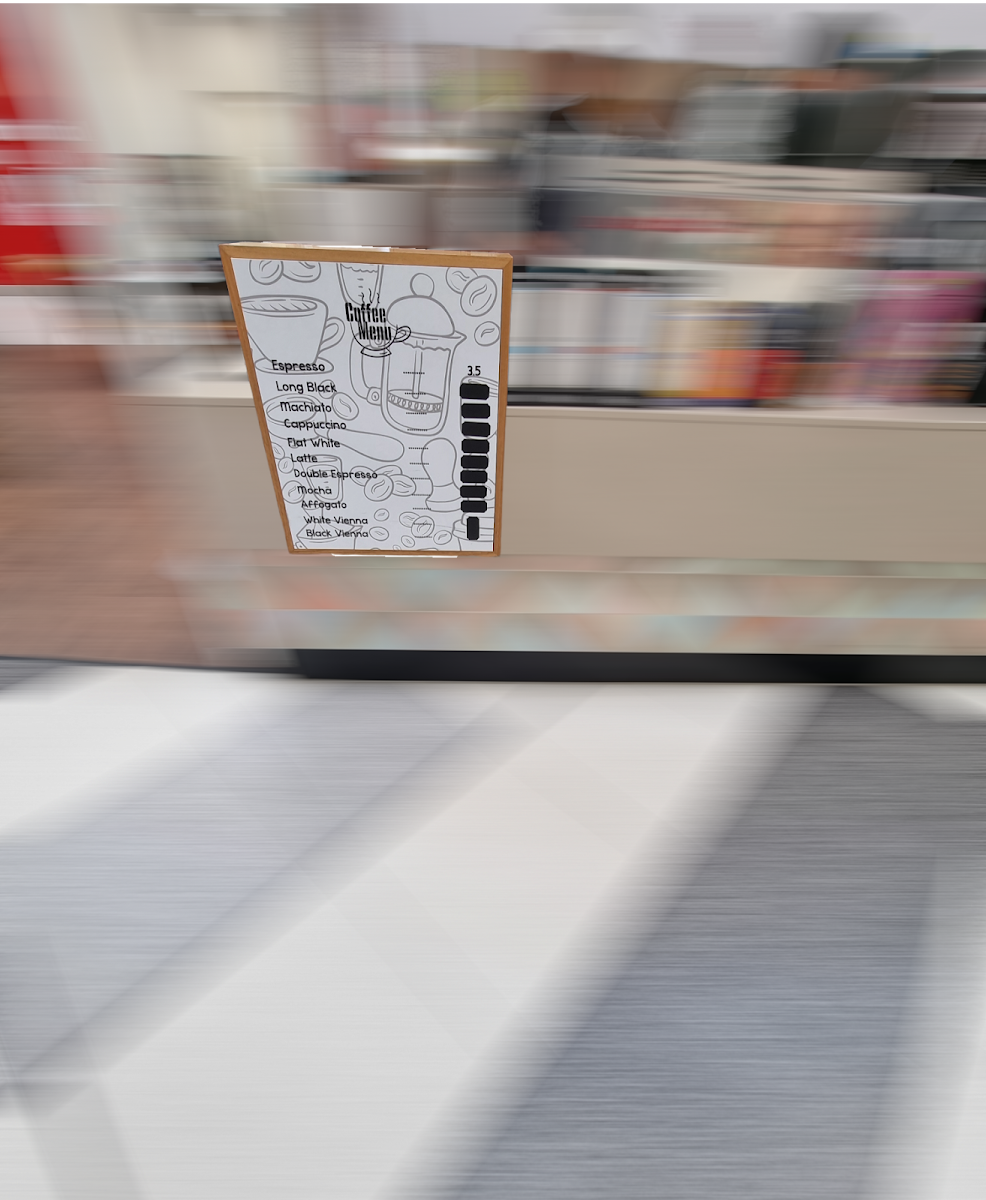 Menu, Koffee Kult