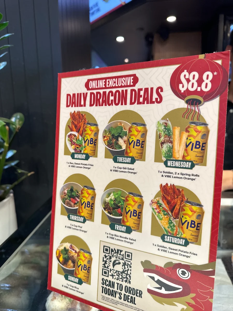 Menu, Roll'd Altona Gate