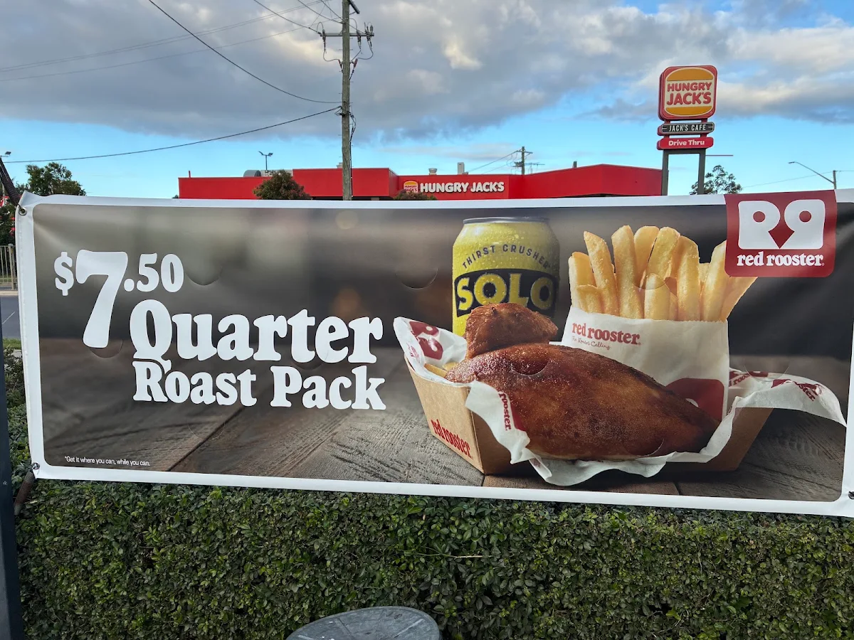 Menu, Red Rooster Grafton