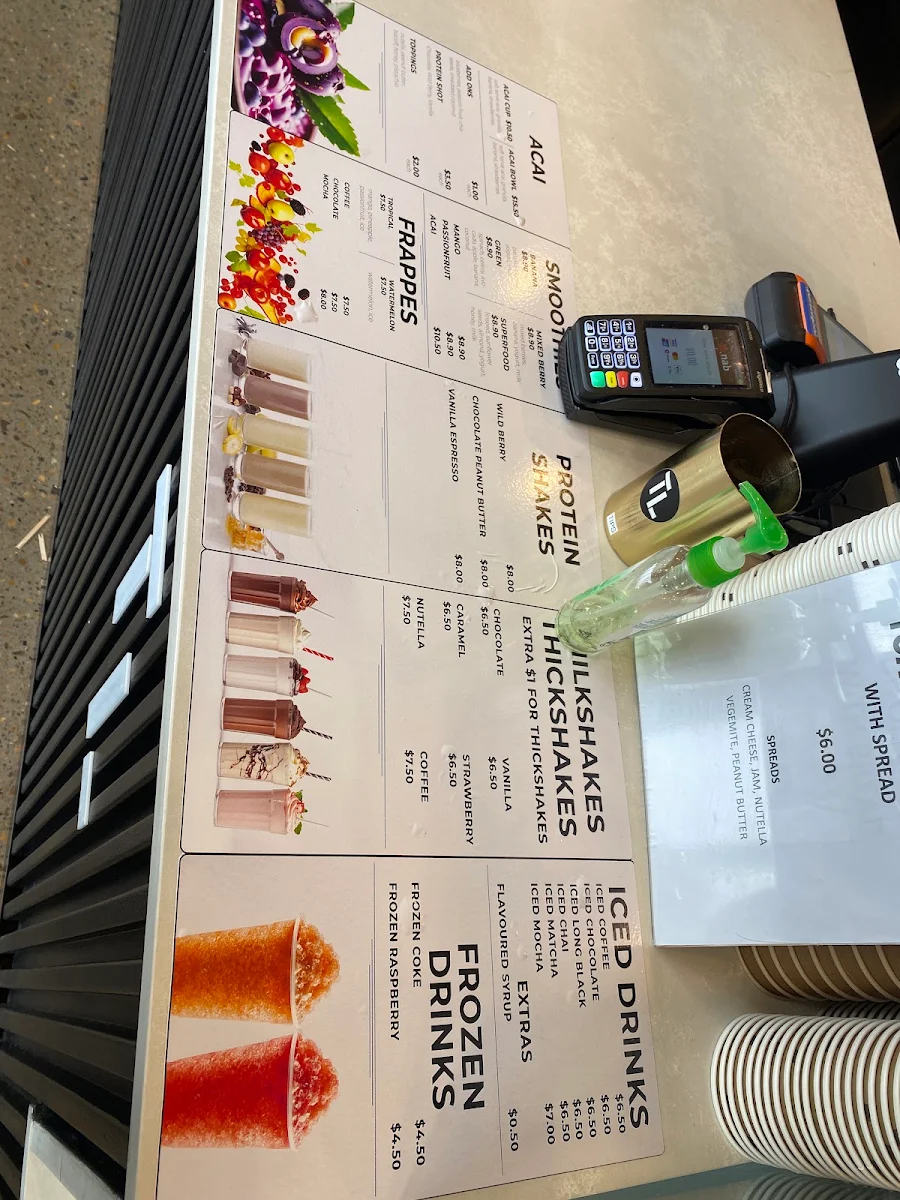 Menu, The Lot North Parramatta