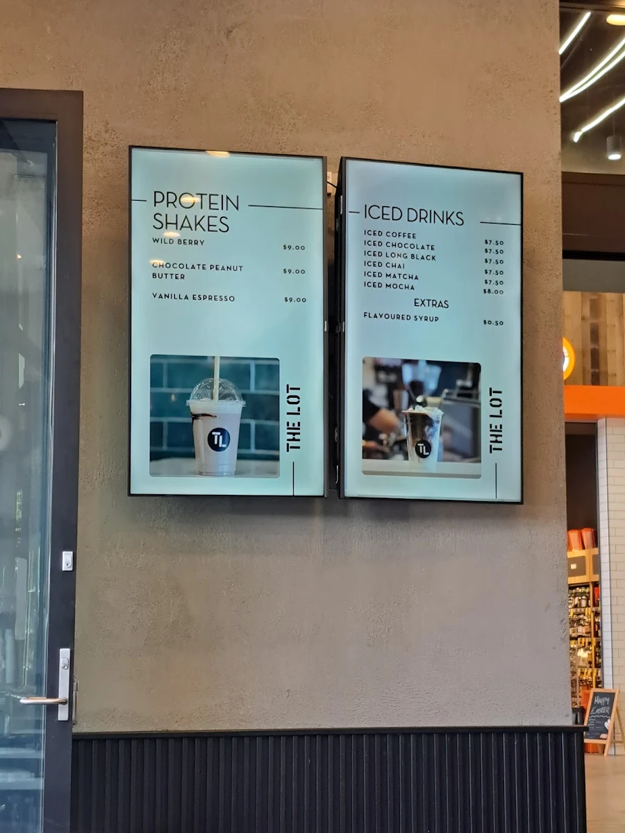Menu, The Lot North Parramatta