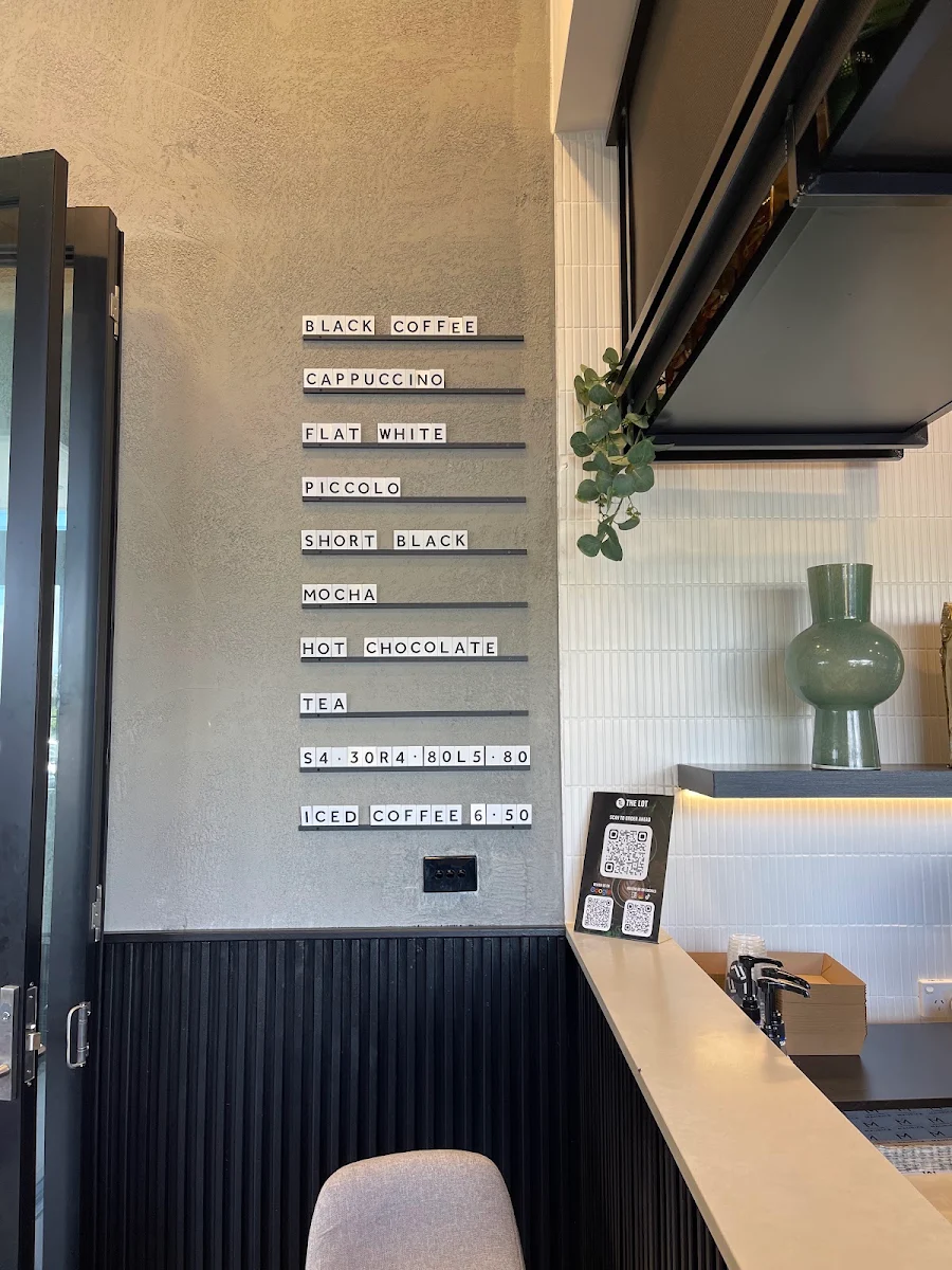 Menu, The Lot North Parramatta