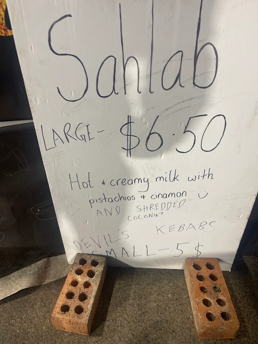 Menu, Devil’s kebabs