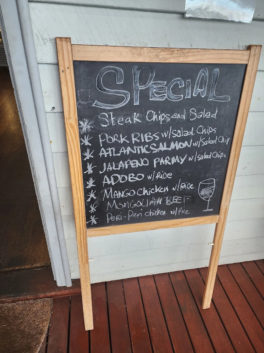 Menu, Philippine Magic Cafe Walpole