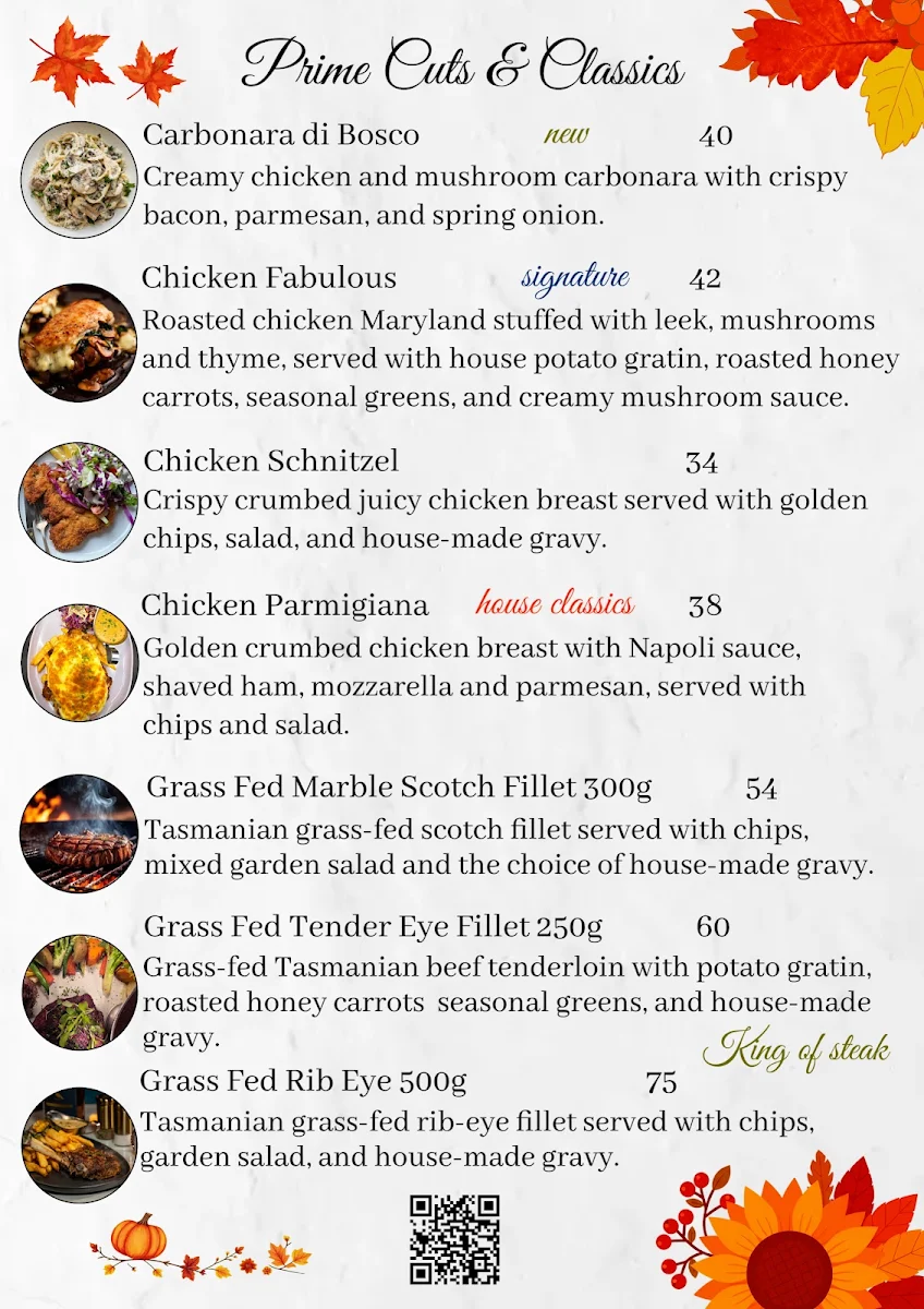 Menu, The Elegance Lounge Seafood Bar & Grill