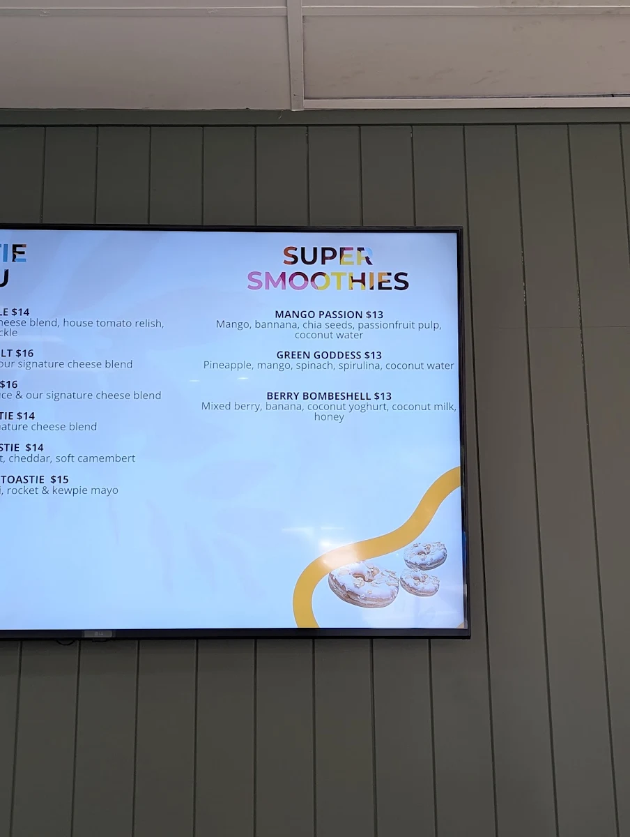 Menu, Montville Bakehouse