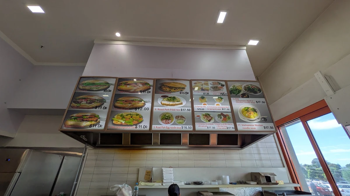 Menu, 21st century bakery