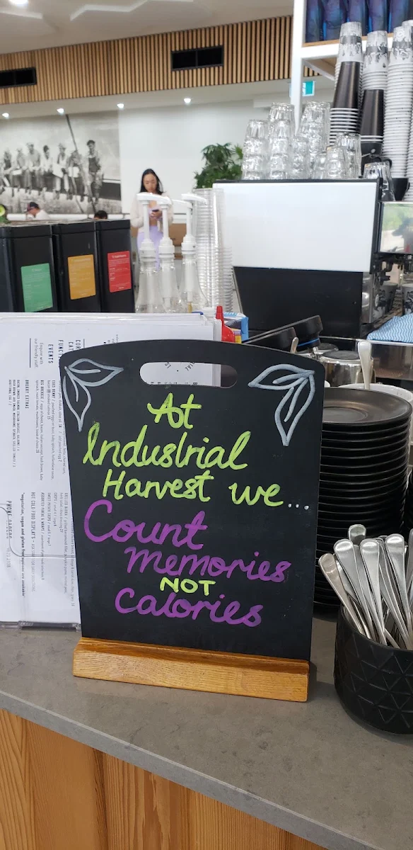 Menu, Industrial Harvest Telopea Place