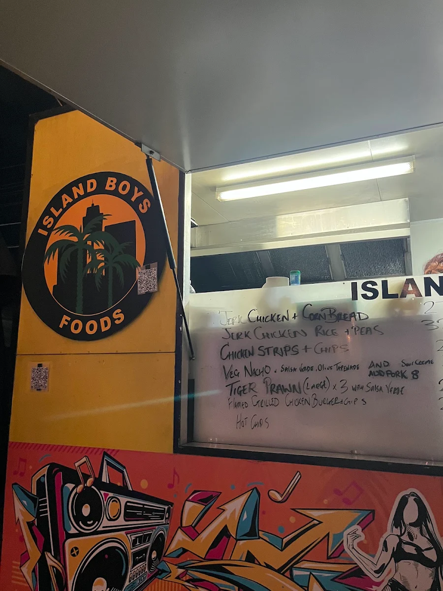 Menu, Island Boys Food Jamaican restaurant We open when the factory has show