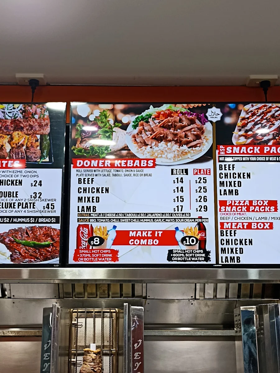 Menu, Brother’s Kebab House Blacktown