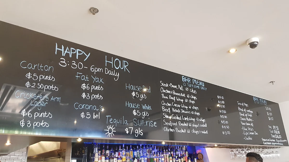 Menu, Squires Loft Nunawading