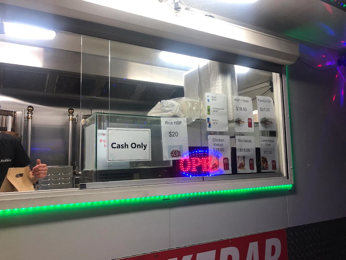 Menu, Mates Kebab