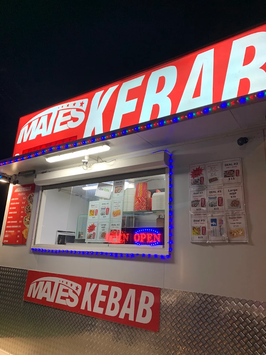 Menu, Mates Kebab