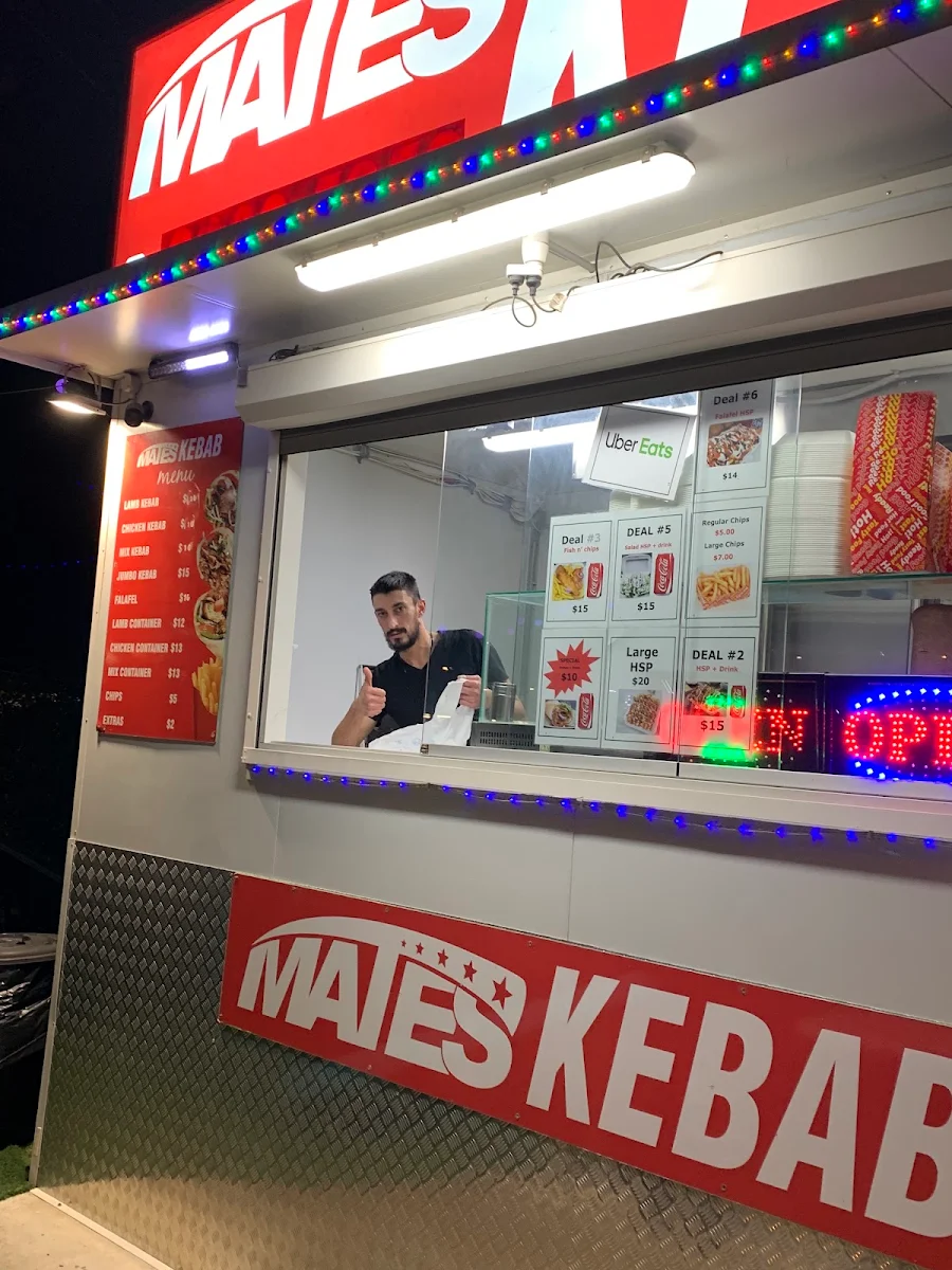 Menu, Mates Kebab