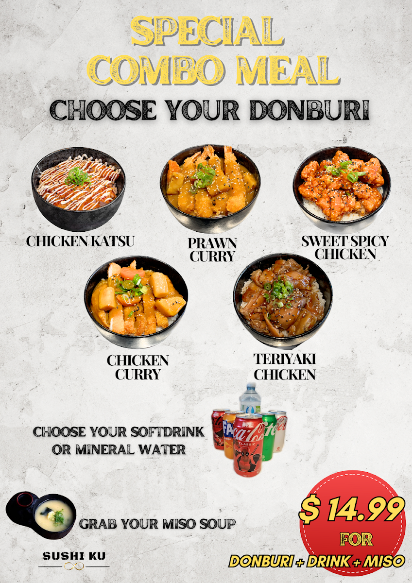 Menu, SUSHI KU