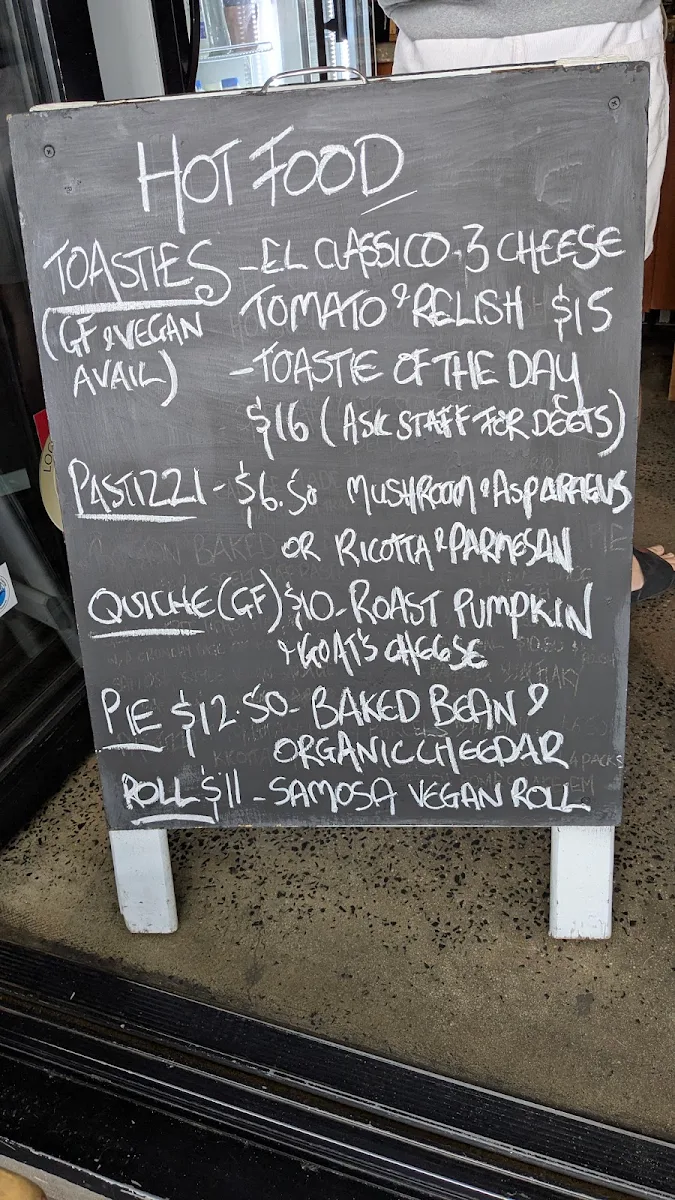 Menu, Burnt Honey Bakery